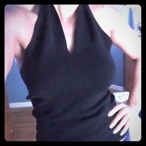 Ann Taylor Black Halter Top